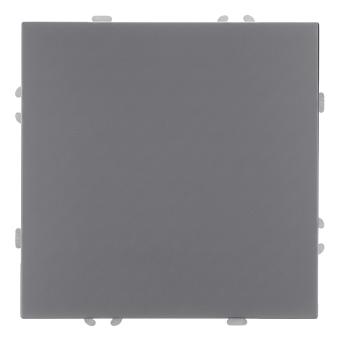 Выключатель 1-кл 10А С/У Платиново-серый Эмили