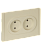 Розетка 2-м 10А С/У Ваниль Forte&Piano