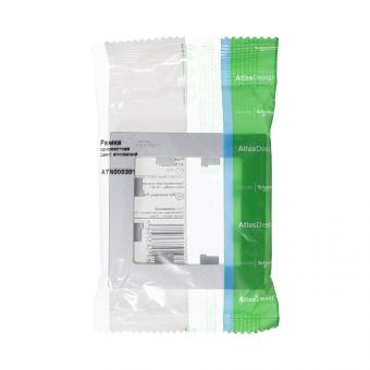 Рамка 1-я Алюминий AtlasDesign