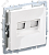 Розетка RJ45+RJ45 кат.5Е С/У Белый Brite