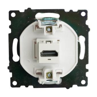 Розетка HDMI Белый Катрин