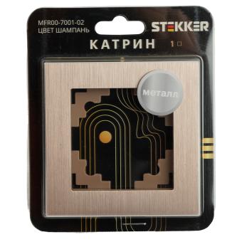 Рамка 1-я металл Шампань Катрин