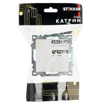 Выключатель 1-кл 10А С/У Белый Катрин