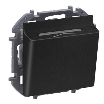 Выключатель для гостиничных номеров Антрацит Legrand INSPIRIA