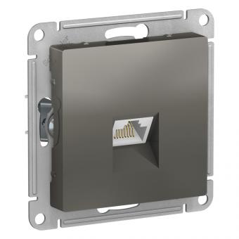 Розетка RJ45 кат.5Е С/У Сталь AtlasDesign