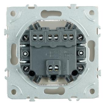 Выключатель 3-кл 10А С/У Кашемир Эмили