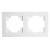 Рамка 2-я стекло Белый матовый Катрин