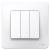 Выключатель 3-кл 10А С/У Белый Blanca