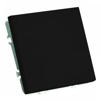 Переключатель 1-кл 10А С/У перекрестный Черный уголь Эмили