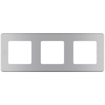 Рамка 3 поста Алюминий Legrand INSPIRIA