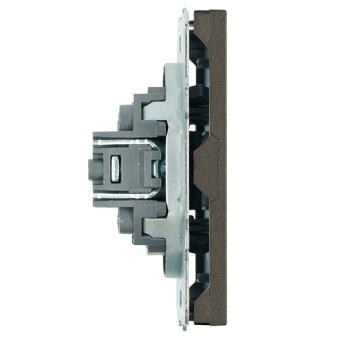 Заглушка Антрацит Эмили