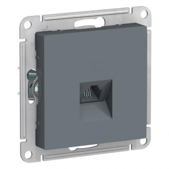 Розетка телефонная RJ11 С/У Грифель AtlasDesign