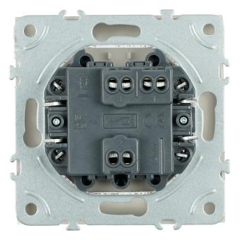 Переключатель 1-кл 10А С/У Кашемир Эмили