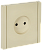 Розетка 1-м 10А С/У винтовое крепление Ваниль Forte&Piano