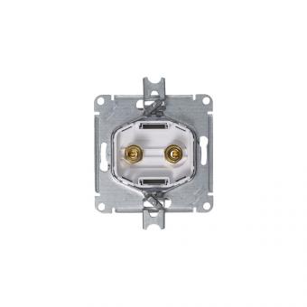 Розетка Аудио С/У Алюминий AtlasDesign