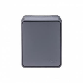 Переключатель 1-кл 10А О/У Антрацит AtlasDesign Profi54