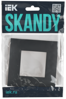 Рамка 1-м Графит Skandy