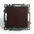 Переключатель 2-кл 10А С/У Шоколад Катрин