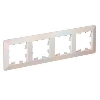 Рамка 4-я, Жемчуг/дымчатый белый AtlasDesign Air Systeme Electric