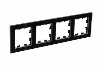 Рамка 4-я, Стекло Черный AtlasDesign Nature