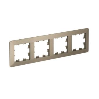 Рамка 4-я, Шампань/дымчатый черный AtlasDesign Air Systeme Electric