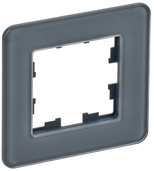 Рамка 1-я Стекло Графит Brite