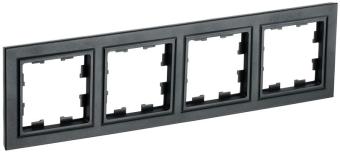 Рамка 4-я Черный Brite