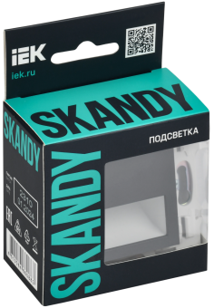 Подсветка LED встраиваемая Графит Skandy