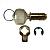 Комплект замка метал. с личинкой и ключем EKF