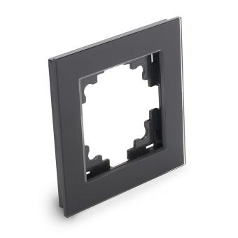 Рамка 1-я стекло Черный Катрин