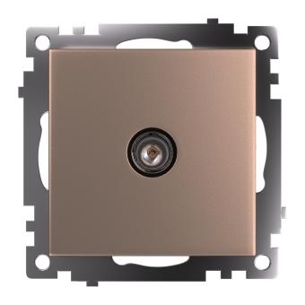 Розетка TV антенна С/У Шампань Катрин