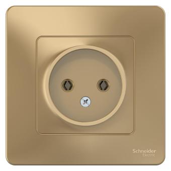 Розетка 1-м 16А С/У Титан Blanca