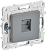 Розетка RJ45 кат.6 С/У Серый Skandy