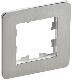 Рамка 1-я Металл Алюминий RE AL Brite