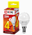 Лампа светодиодная LED-ШАР-VC 4Вт 230В Е14 3000К 380Лм IN HOME
