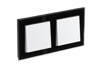 Рамка 2-я, Стекло Черный AtlasDesign Nature
