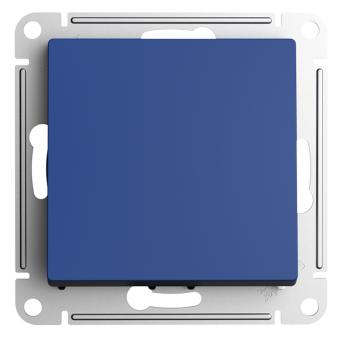 Выключатель 1-кл 10А С/У кнопочный Аквамарин AtlasDesign