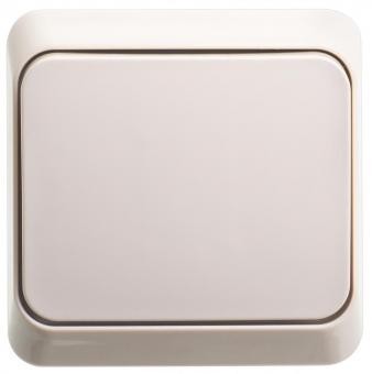 Выключатель 1-кл 10А О/У Кремовый Etude