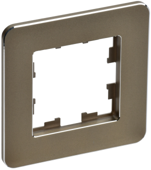 Рамка 1-я Металл Латунь Brite