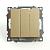 Выключатель 3-кл 10А С/У Золото Катрин