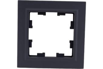 Рамка 1-я IP44 Графит Brite
