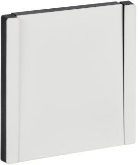 Выключатель 1-кл 10А С/У Металл Белый Forte&Piano