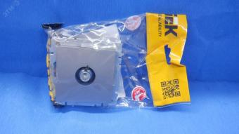 Розетка TV антенна С/У проходная Сталь Brite