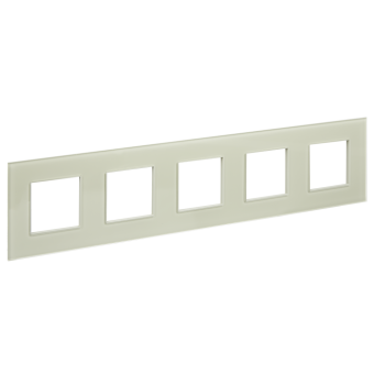 Рамка 5-я Стекло Бежевый Skandy