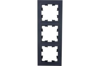 Рамка 3-я Графит BRITE