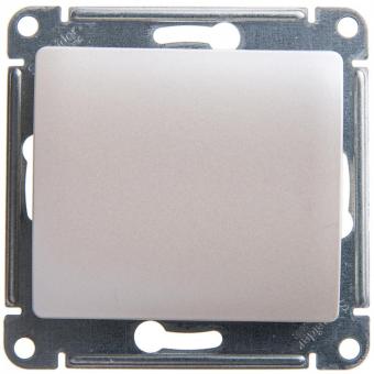 Переключатель 1-кл 10А С/У Перламутр Glossa