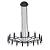 Подвесная люстра Empire A2482SP-32BK Arte Lamp