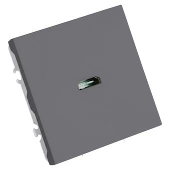 Розетка HDMI Платиново-серый Эмили