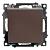 Переключатель 1-кл 10А С/У перекрестный Шоколад Катрин