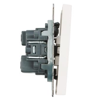 Выключатель 3-кл 10А С/У Белый фарфор Эмили